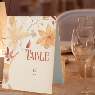Autumn floral bridal shower