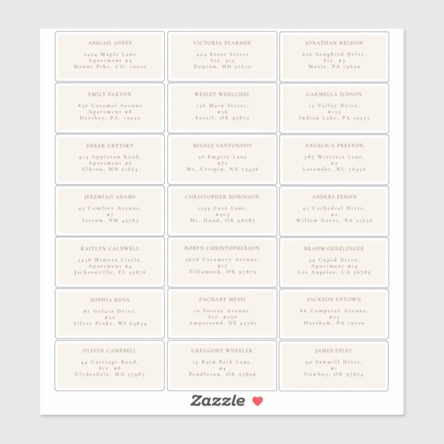 Autumn Floral Burgundy Wedding Guest Address Label (Sheet)