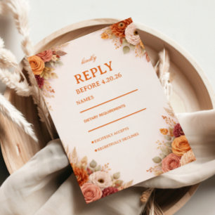 Autumn Floral Elegant Response