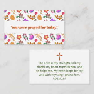 Autumn Floral Ladies Church Luncheon Business Card