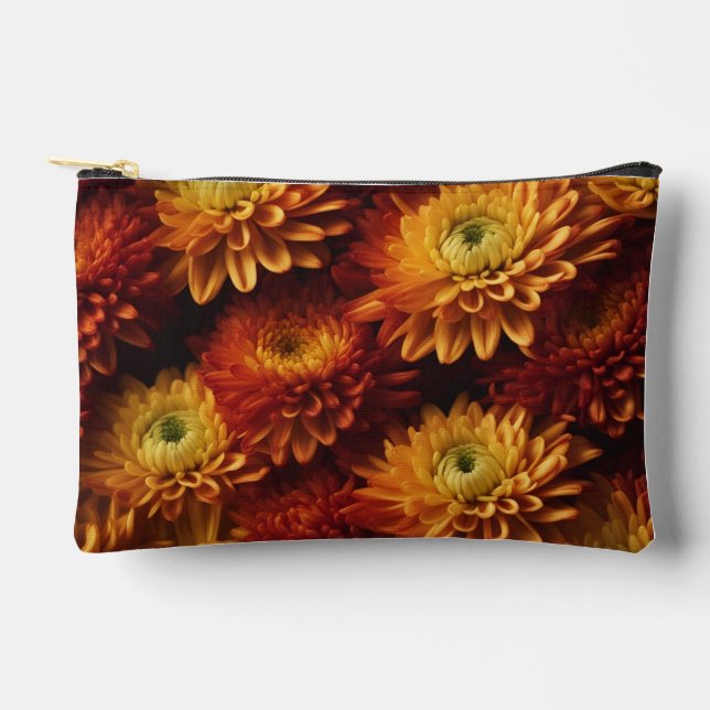 Autumn floral makeup bag (Front)