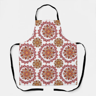 Autumn floral mandala apron