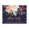 Autumn Floral Song Request RSVP Postcard