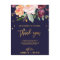 Autumn Floral Thank You Reception Card
