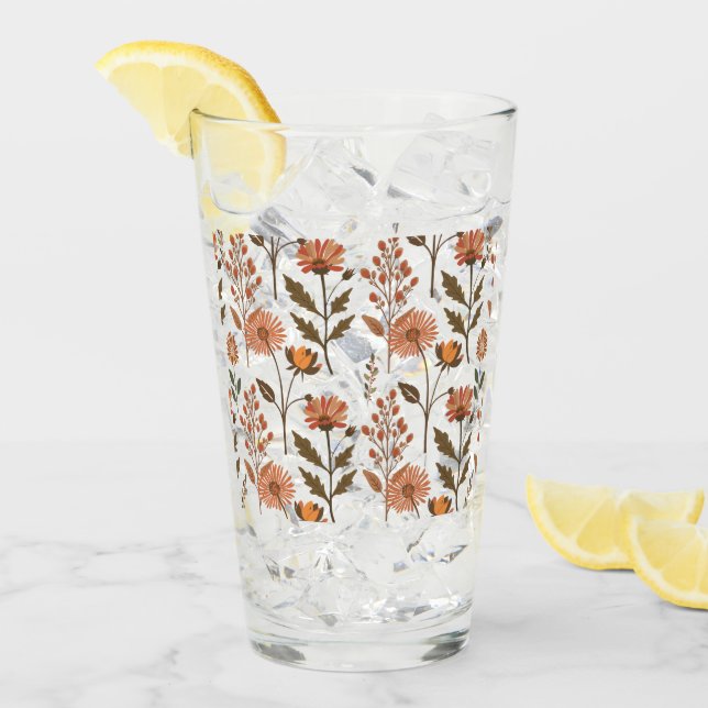 autumn flower arrangement glass (Front Ice)