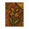 Autumn Flower Art Postcard