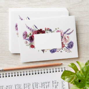 Autumn Flower Dahlia Bunch Fall  Envelope