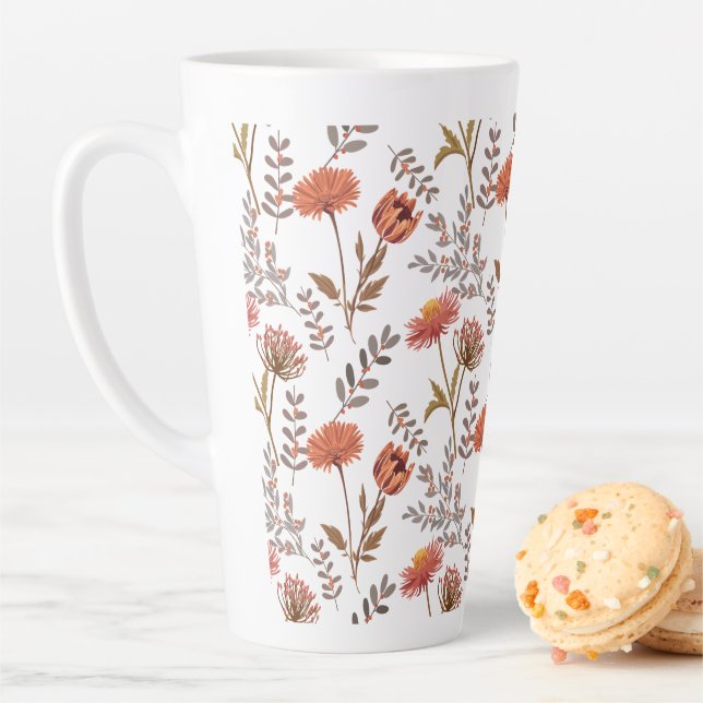 autumn flowering latte mug (In Situ)