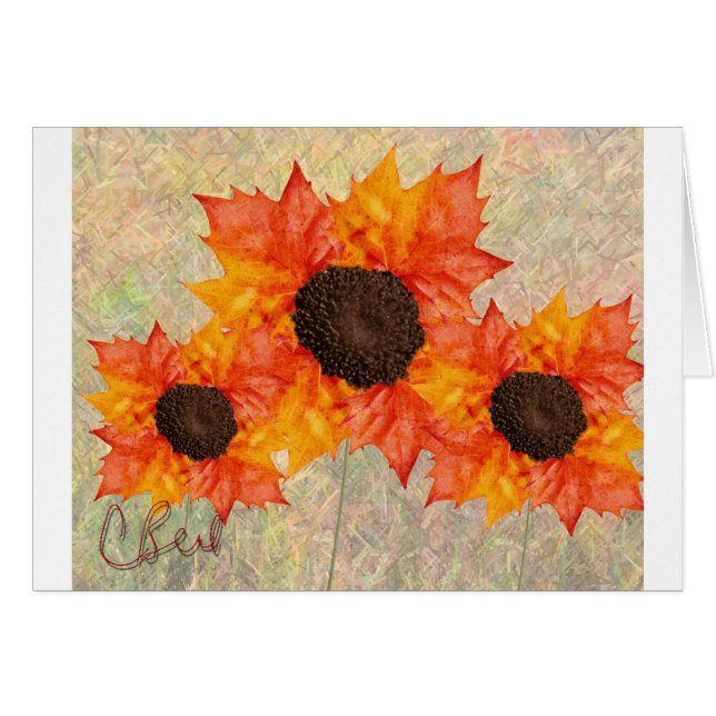 Autumn Flowers (Front Horizontal)