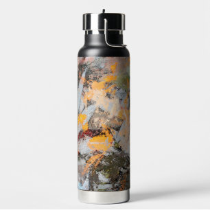 Autumn Flowers Artistic Water Bottle