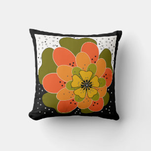 Autumn flowers, autumn, flower, illustration cushion