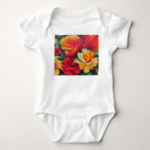 Autumn Flowers Baby Bodysuit