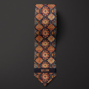 Autumn Flowers Boho-Inspired  Tie