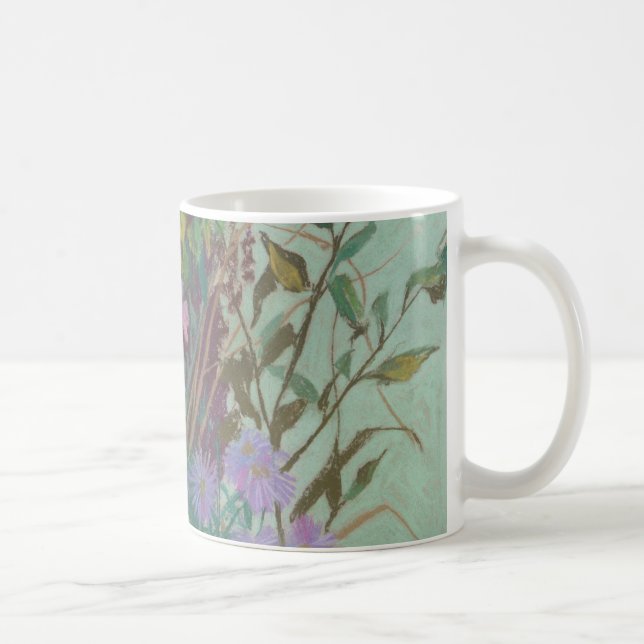 Autumn flowers coffee mug (Right)