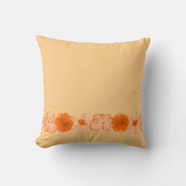 Autumn Flowers Cushion (Front)