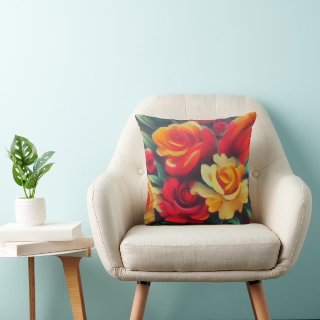 Autumn Flowers Cushion (Chair)