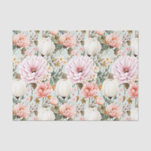 Autumn Flowers Fall Decoupage Tissue Paper