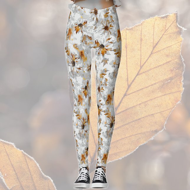 Autumn Flowers Leggings (Creator Uploaded)