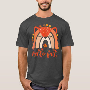 Autumn Fo Boho Rainbow Happy Fall Y'all Foes Sweet T-Shirt