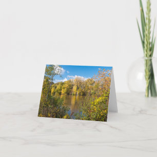 Autumn Foliage Along Minnesota River Card