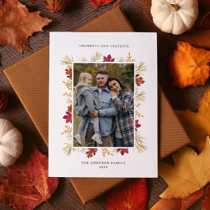 Autumn Foliage  Holiday Card