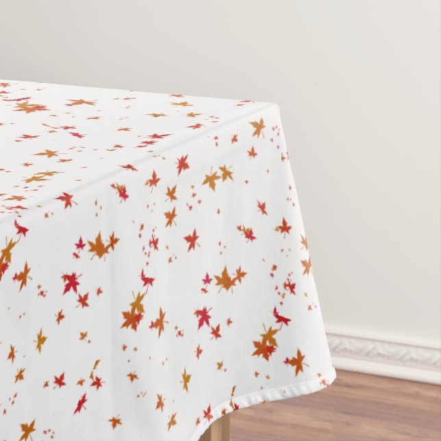 Autumn Foliage Seasonal Pattern Tablecloth (In Situ)