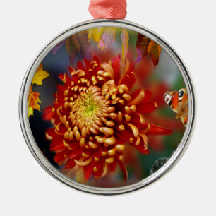 Autumn Foliage Splendour Forest Lake Destiny Metal Tree Decoration