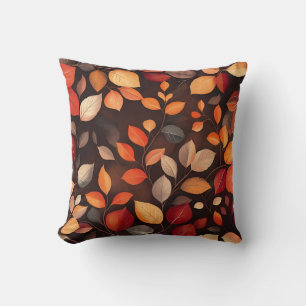 Autumn Foliage Throw Pillow