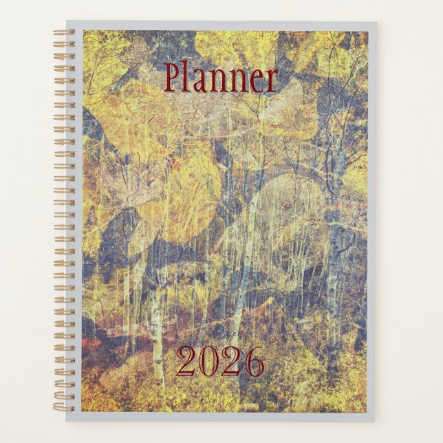Autumn Forest Abstract Planner (Front)