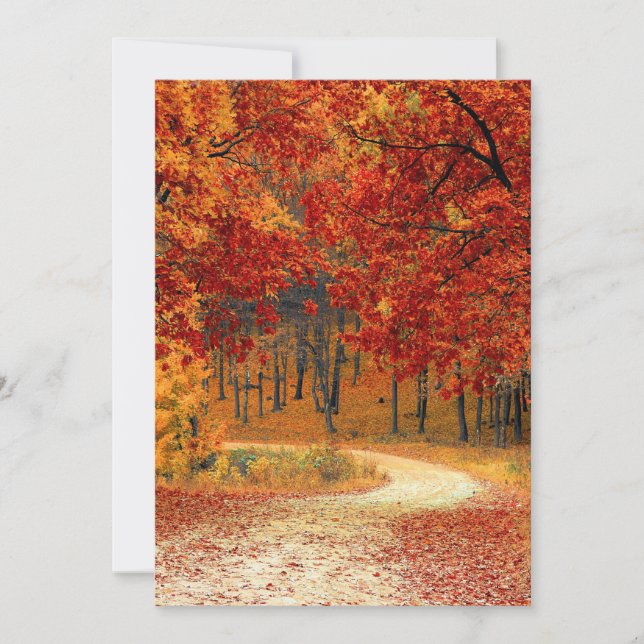 Autumn Forest Card (Front)