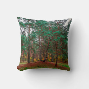 Autumn forest cushion