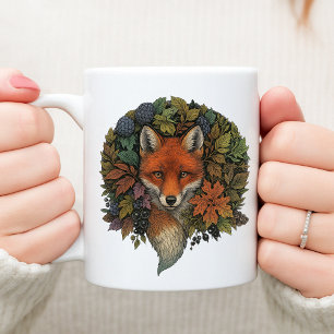 Autumn Forest Fox Coffee Mug