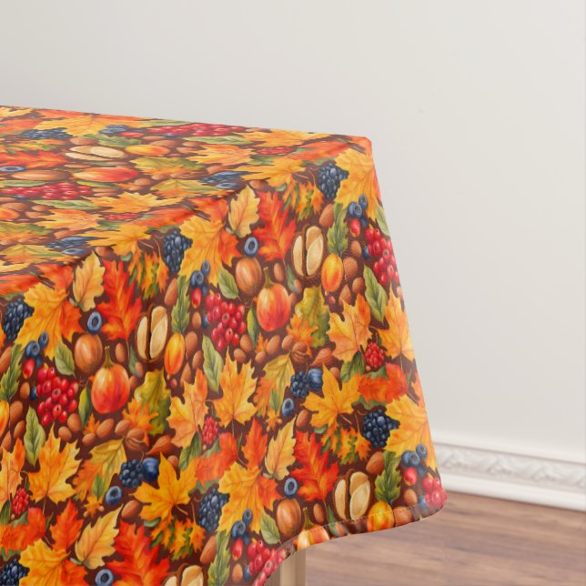 Autumn Forest Harvest Tablecloth (In Situ)