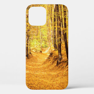 Autumn forest landscape iPhone 12 case