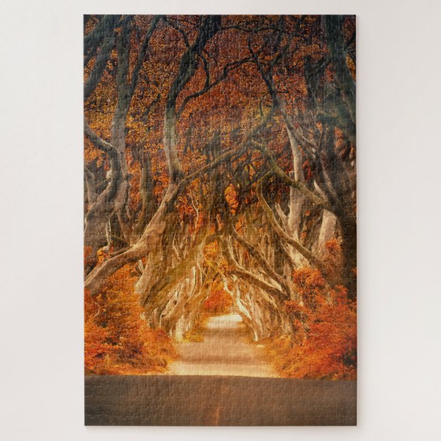 Autumn Forest Path Jigsaw Puzzle (Vertical)