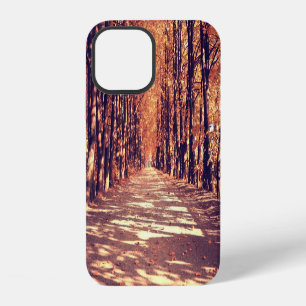Autumn Forest Path: Tranquil Landscape Journey iPhone 12 Case