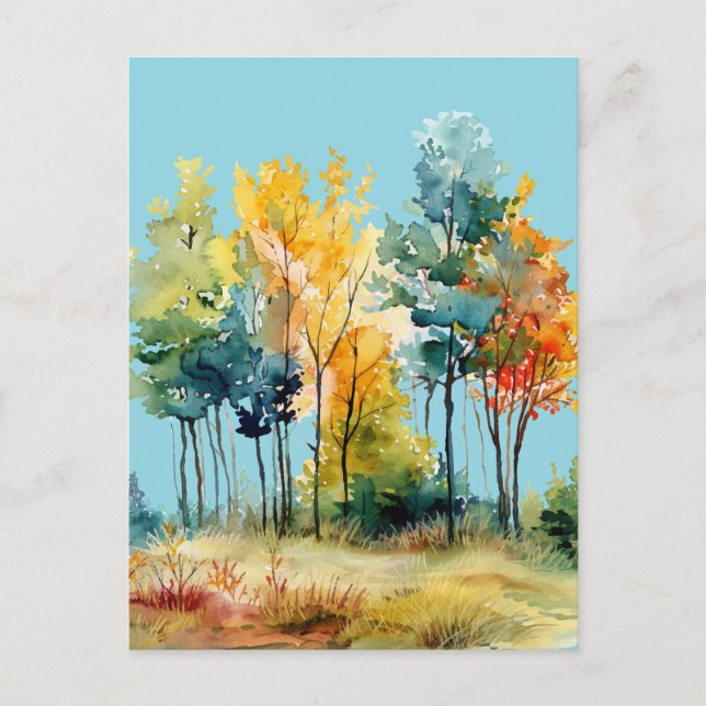 Autumn Forest  Postcard (Front)