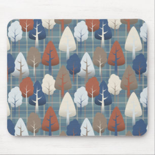 Autumn Forest Pottery Mouse Pad