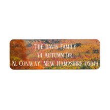 Autumn Forest Return Address Labels