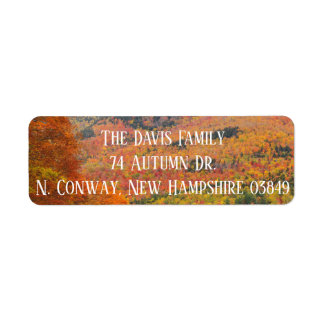 Autumn Forest Return Address Labels