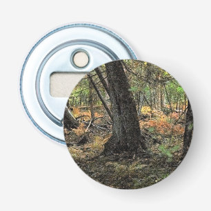 Autumn forest scene bottle opener