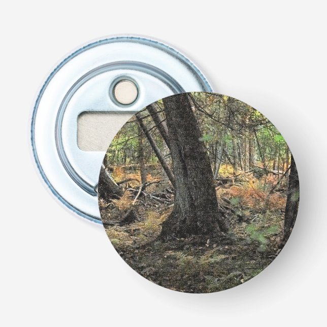 Autumn forest scene       bottle opener (Front)