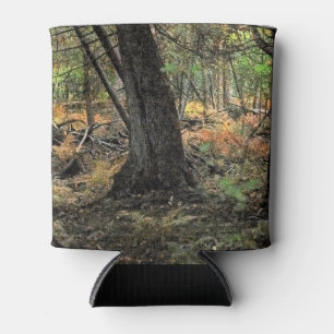 Autumn forest scene can cooler