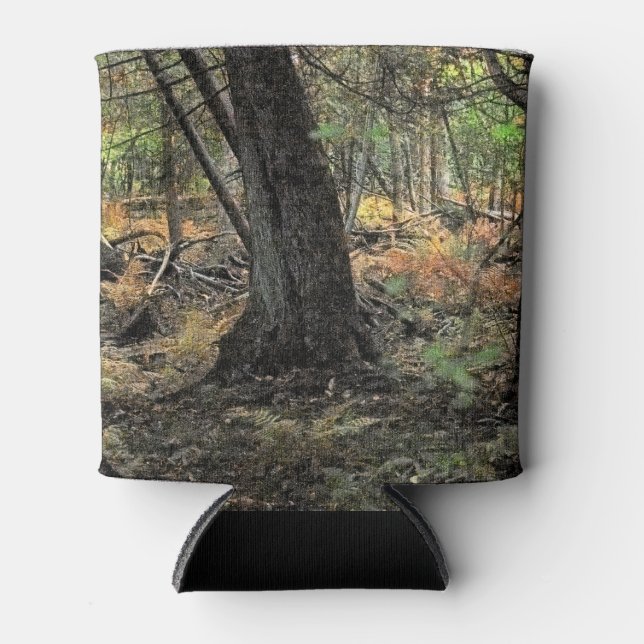 Autumn forest scene     can cooler (Front)