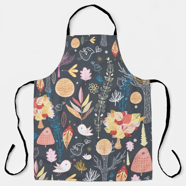 Autumn Forest: Textured Seasonal Beauty. Apron (Front)