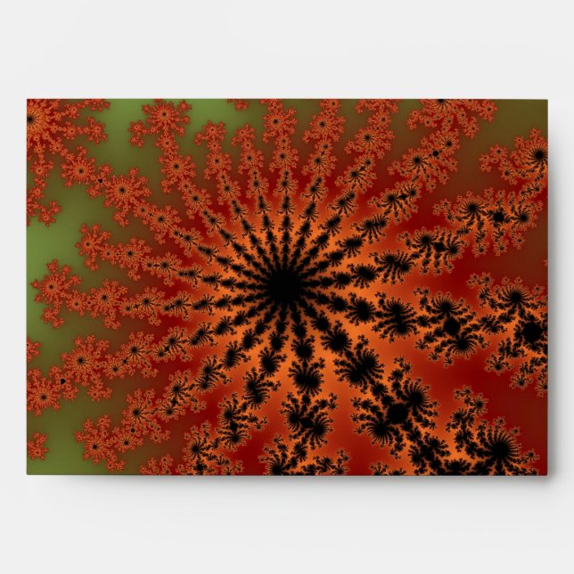 Autumn Fractal Burst Envelopes (Front)