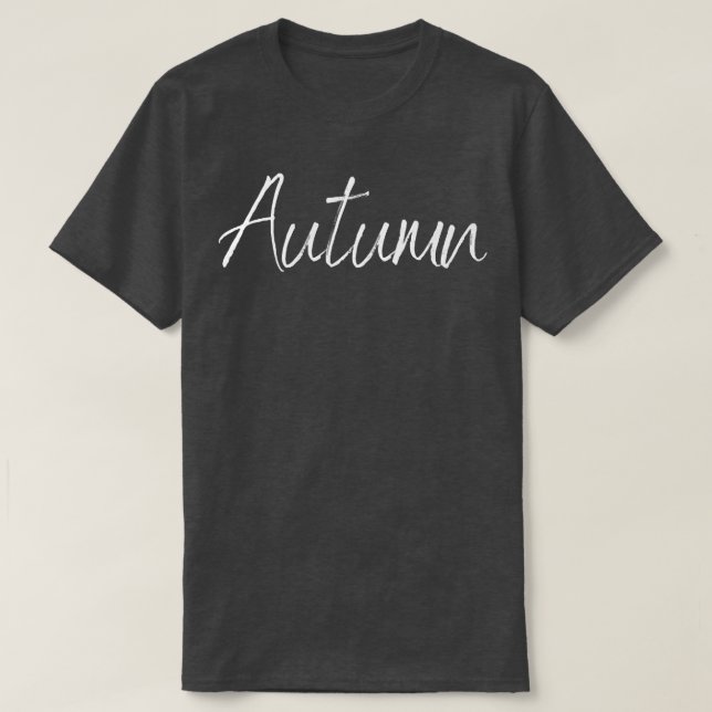 Autumn Frist name Design T-Shirt (Design Front)