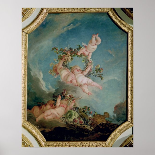 Autumn, from a series of the Four Seasons Poster (Front)