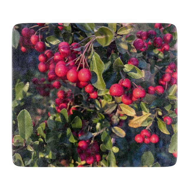 Autumn fruit cutting board (Front)