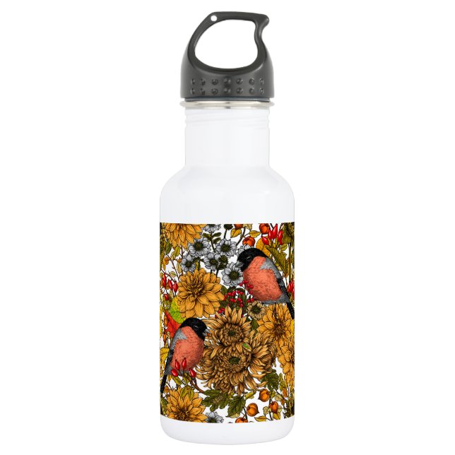 Autumn garden 1 532 ml water bottle (Front)